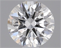 Natural Diamond 0.50 Carats, Round with Excellent Cut, D Color, I1 Clarity and Certified by GIA