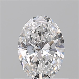 Picture of Natural Diamond 0.50 Carats, Oval with  Cut, E Color, SI1 Clarity and Certified by GIA