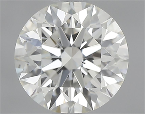 Foto Diamante Natural 0.81 quilates, Redondo , Color J, claridad SI1 y certificado GIA de