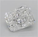 Natural Diamond 2.04 Carats, Radiant with  Cut, E Color, SI1 Clarity and Certified by GIA