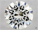 Diamante Natural 0.54 quilates, Redondo , Color J, claridad VVS1 y certificado GIA
