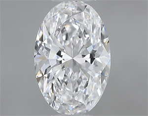 Picture of Natural Diamond 0.51 Carats, Oval with  Cut, D Color, VS2 Clarity and Certified by GIA