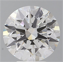Lab Grown Diamond 5.10 Carats, Round with Ideal Cut, E Color, VVS2 Clarity and Certified by IGI