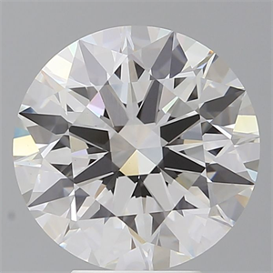 Picture of Lab Grown Diamond 5.10 Carats, Round with Ideal Cut, E Color, VVS2 Clarity and Certified by IGI