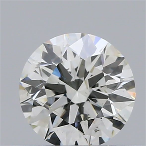 Picture of Natural Diamond 0.41 Carats, Round with Excellent Cut, G Color, SI1 Clarity and Certified by IGI