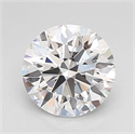 Lab Grown Diamond 1.05 Carats, Round with Ideal Cut, D Color, VVS2 Clarity and Certified by IGI