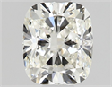 Natural Diamond 0.50 Carats, Cushion with  Cut, I Color, VVS1 Clarity and Certified by GIA
