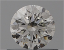 Natural Diamond 0.50 Carats, Round with Excellent Cut, H Color, VS2 Clarity and Certified by GIA