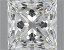 Natural Diamond 1.01 Carats, Princess with  Cut, J Color, VS1 Clarity and Certified by GIA