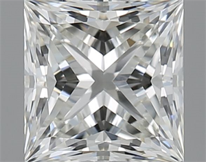 Picture of Natural Diamond 1.01 Carats, Princess with  Cut, J Color, VS1 Clarity and Certified by GIA
