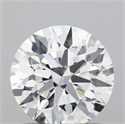 Lab Grown Diamond 1.03 Carats, Round with Ideal Cut, D Color, VVS1 Clarity and Certified by IGI