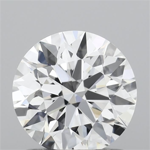 Picture of Lab Grown Diamond 1.03 Carats, Round with Ideal Cut, D Color, VVS1 Clarity and Certified by IGI