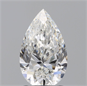 Natural Diamond 1.35 Carats, Pear with  Cut, F Color, VS2 Clarity and Certified by GIA
