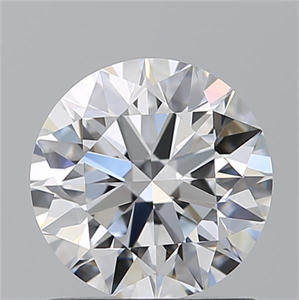 Picture of Natural Diamond 1.27 Carats, Round with Excellent Cut, F Color, VVS1 Clarity and Certified by GIA
