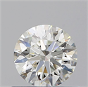 Natural Diamond 0.60 Carats, Round with Excellent Cut, H Color, VS2 Clarity and Certified by GIA