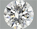 Lab Grown Diamond 3.07 Carats, Round with Excellent Cut, F Color, VVS2 Clarity and Certified by IGI