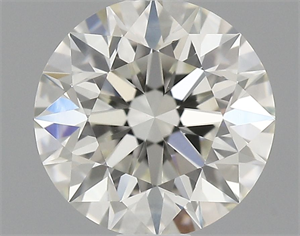 Picture of Natural Diamond 0.76 Carats, Round with Excellent Cut, I Color, VVS1 Clarity and Certified by IGI