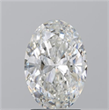 Natural Diamond 2.20 Carats, Oval with  Cut, H Color, VS1 Clarity and Certified by GIA