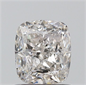 Natural Diamond 1.01 Carats, Cushion with  Cut, H Color, SI1 Clarity and Certified by GIA