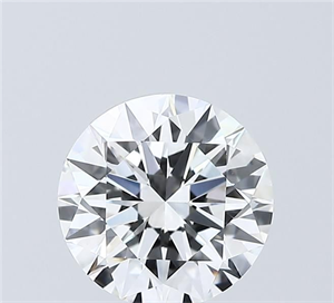 Picture of Lab Grown Diamond 2.01 Carats, Round with Ideal Cut, D Color, VVS2 Clarity and Certified by IGI