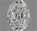 Natural Diamond 1.80 Carats, Oval with  Cut, F Color, VVS1 Clarity and Certified by GIA