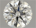 Natural Diamond 0.71 Carats, Round with Excellent Cut, L Color, VVS2 Clarity and Certified by GIA