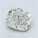 Natural Diamond 2.02 Carats, Cushion with  Cut, I Color, SI2 Clarity and Certified by GIA