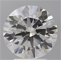 Lab Grown Diamond 3.51 Carats, Round with Excellent Cut, E Color, VS1 Clarity and Certified by IGI