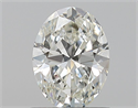 Natural Diamond 0.80 Carats, Oval with  Cut, I Color, VVS1 Clarity and Certified by GIA