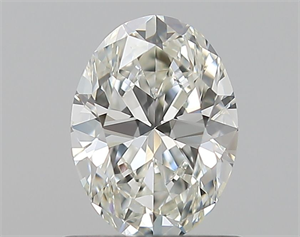 Picture of Natural Diamond 0.80 Carats, Oval with  Cut, I Color, VVS1 Clarity and Certified by GIA