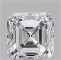 Natural Diamond 1.50 Carats, Asscher with  Cut, F Color, VS1 Clarity and Certified by GIA