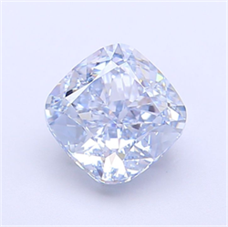 Picture of Lab Grown Diamond 2.03 Carats, CUSHION MODIFIED with  Cut, Fancy Intense Blue Color, VVS2 Clarity and Certified by IGI