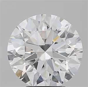 Picture of Lab Grown Diamond 3.63 Carats, Round with Ideal Cut, D Color, IF Clarity and Certified by IGI