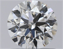 Natural Diamond 0.70 Carats, Round with Excellent Cut, F Color, VVS2 Clarity and Certified by GIA
