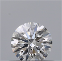 Natural Diamond 0.43 Carats, Round with Excellent Cut, D Color, VS1 Clarity and Certified by GIA