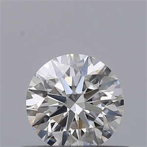 Picture of Natural Diamond 0.43 Carats, Round with Excellent Cut, D Color, VS1 Clarity and Certified by GIA
