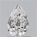 Natural Diamond 0.50 Carats, Pear with  Cut, F Color, VVS2 Clarity and Certified by GIA