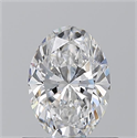 Natural Diamond 0.70 Carats, Oval with  Cut, E Color, VS2 Clarity and Certified by GIA
