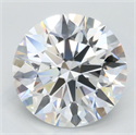 Del inventario de diamantes de laboratorio, 3.70 quilates, Redondo , Color D, claridad VVS1 y certificado GIA