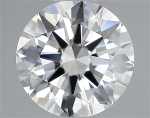 Picture of Natural Diamond 0.54 Carats, Round with Excellent Cut, J Color, VVS2 Clarity and Certified by GIA