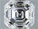 Natural Diamond 1.00 Carats, Asscher with  Cut, G Color, VS1 Clarity and Certified by IGI