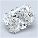 Natural Diamond 4.50 Carats, Radiant with  Cut, E Color, VS1 Clarity and Certified by GIA