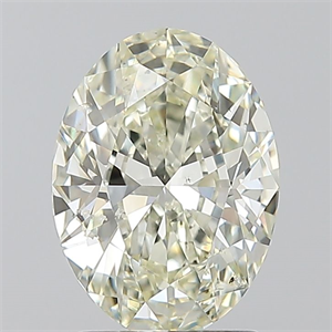 Foto Diamante Natural 1.70 quilates, Ovalado , Color K, claridad SI1 y certificado IGI de