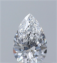 Natural Diamond 0.30 Carats, Pear with  Cut, D Color, VS1 Clarity and Certified by GIA