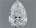 Natural Diamond 0.70 Carats, Pear with  Cut, F Color, SI2 Clarity and Certified by GIA