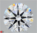 Lab Grown Diamond 3.21 Carats, Round with Ideal Cut, D Color, VVS1 Clarity and Certified by IGI
