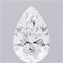 Natural Diamond 3.01 Carats, Pear with  Cut, E Color, SI1 Clarity and Certified by GIA