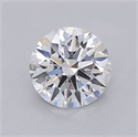 Lab Grown Diamond 1.02 Carats, Round with Ideal Cut, E Color, VS1 Clarity and Certified by IGI