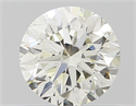 Natural Diamond 0.71 Carats, Round with Very Good Cut, H Color, VVS1 Clarity and Certified by IGI