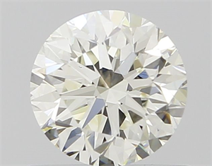Picture of Natural Diamond 0.71 Carats, Round with Very Good Cut, H Color, VVS1 Clarity and Certified by IGI